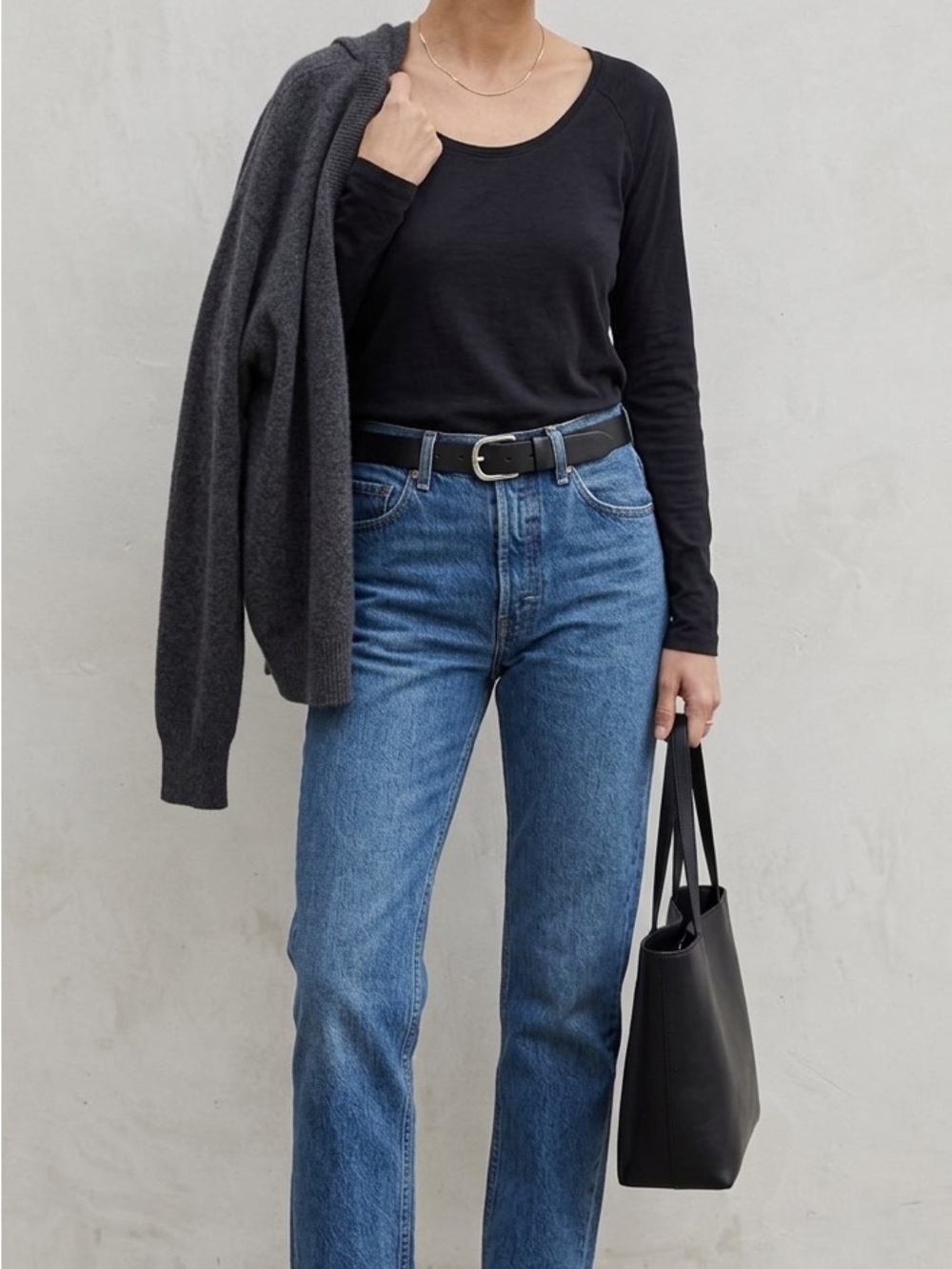 Lucky Brand Women's Black XL Long Sleeve Scoop Neck Raglan Stretch T-Shirt